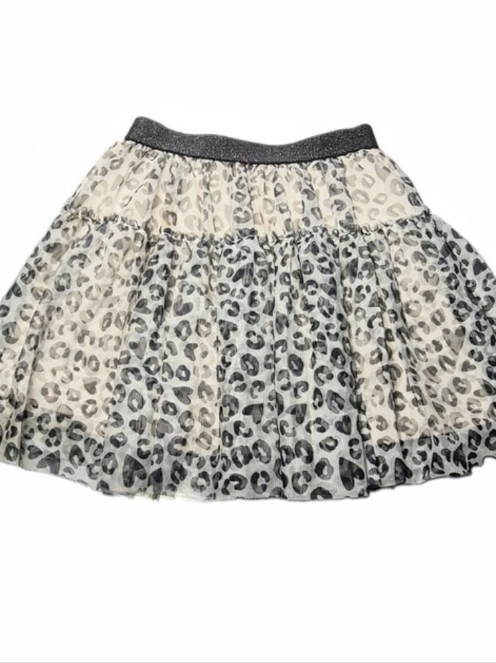 365 KIDS Girls Animal Print Skirt Size 7 Like New